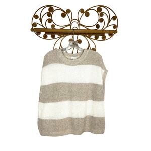 Pure Jill J. Jill striped sweater vest M p